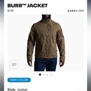 Kuhl Men's khaki canvas jacket